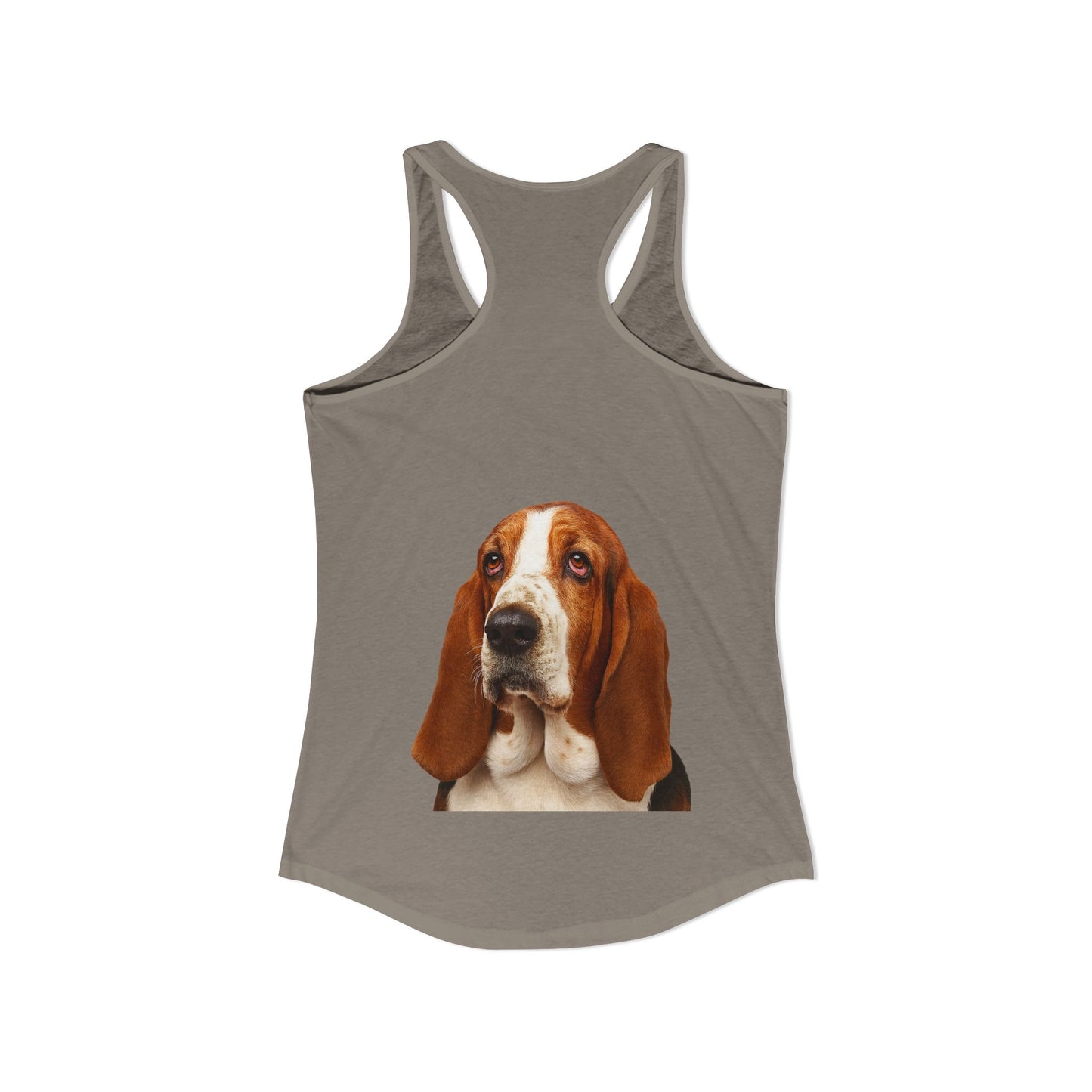 Basset Head Women's Racerback Tank