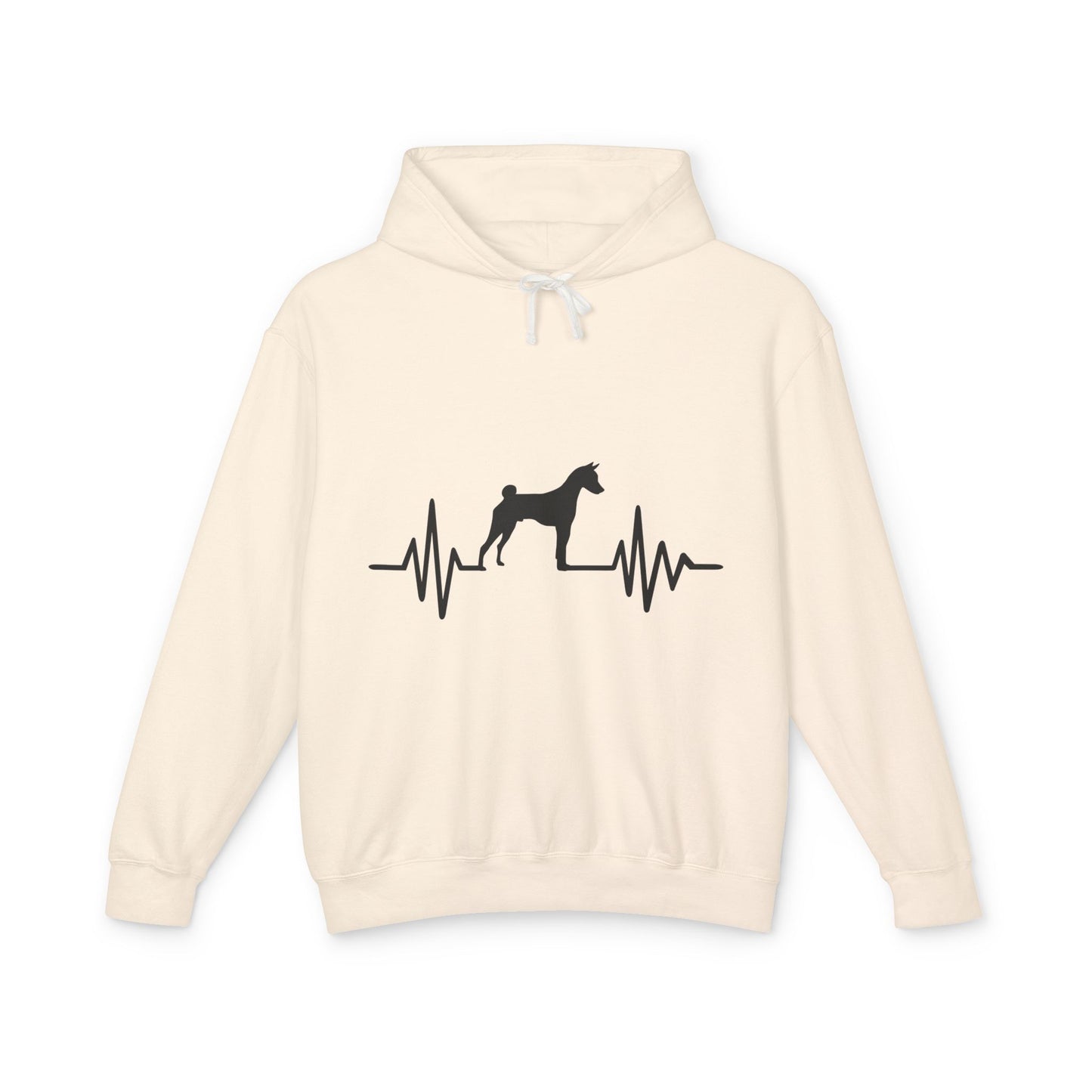 My Heart Beats For Basenjis Unisex Lightweight Hoodie