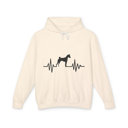My Heart Beats For Basenjis Unisex Lightweight Hoodie