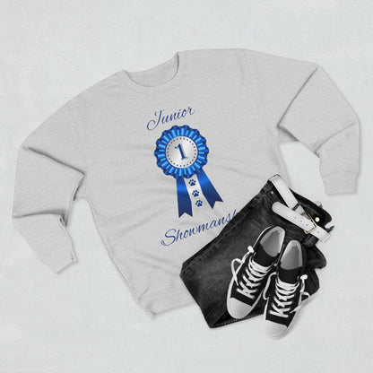 Junior Showmanship Unisex Crewneck Sweatshirt