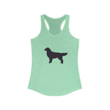 Golden Silhouette Women's Racerback Tank