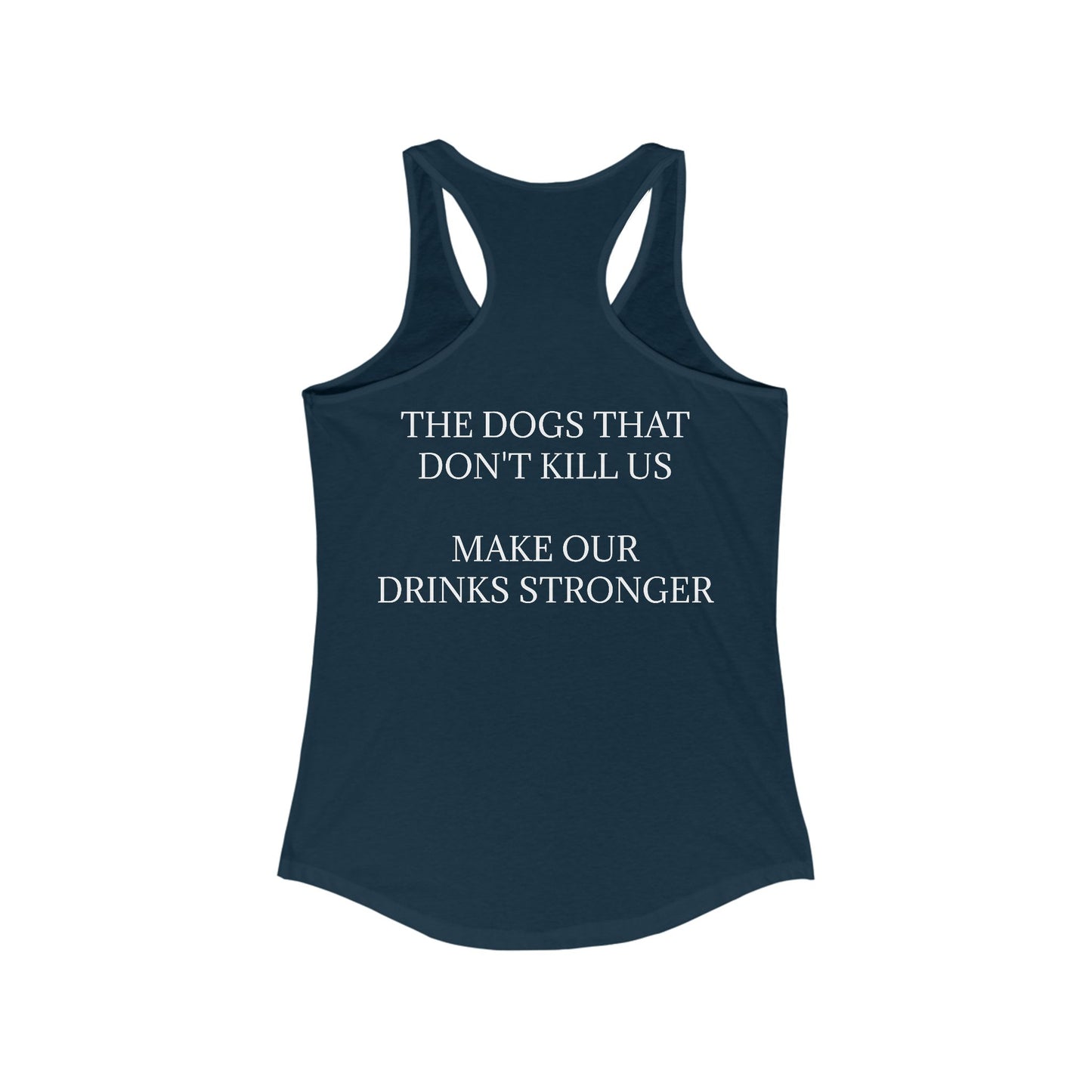 Drinks Stronger Women's Racerback Tank