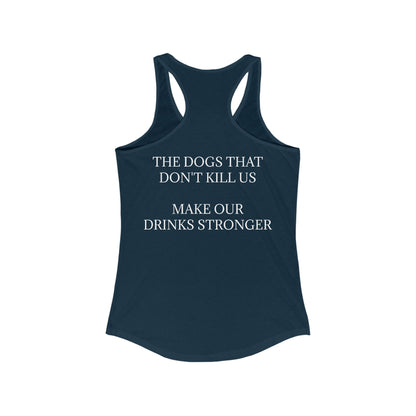 Drinks Stronger Women's Racerback Tank