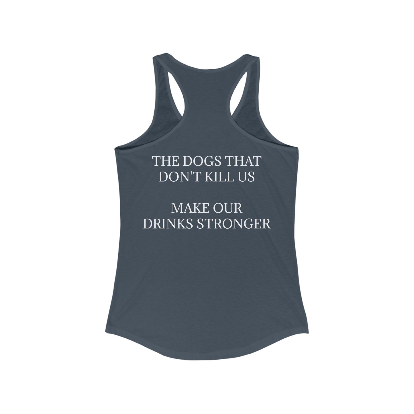 Drinks Stronger Women's Racerback Tank