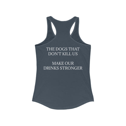 Drinks Stronger Women's Racerback Tank