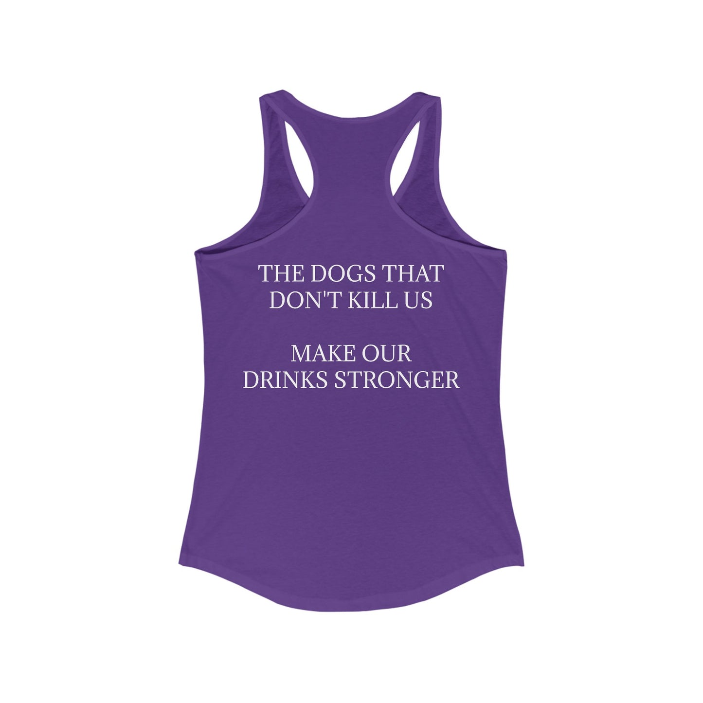 Drinks Stronger Women's Racerback Tank
