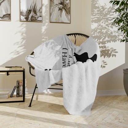 Plumbing Emergency Velveteen Microfiber Blanket