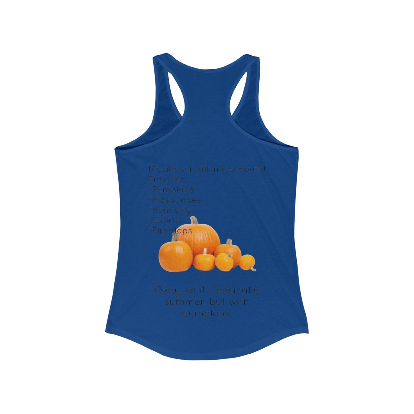 Fall In The South Women's Racerback Tank