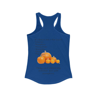 Fall In The South Women's Racerback Tank
