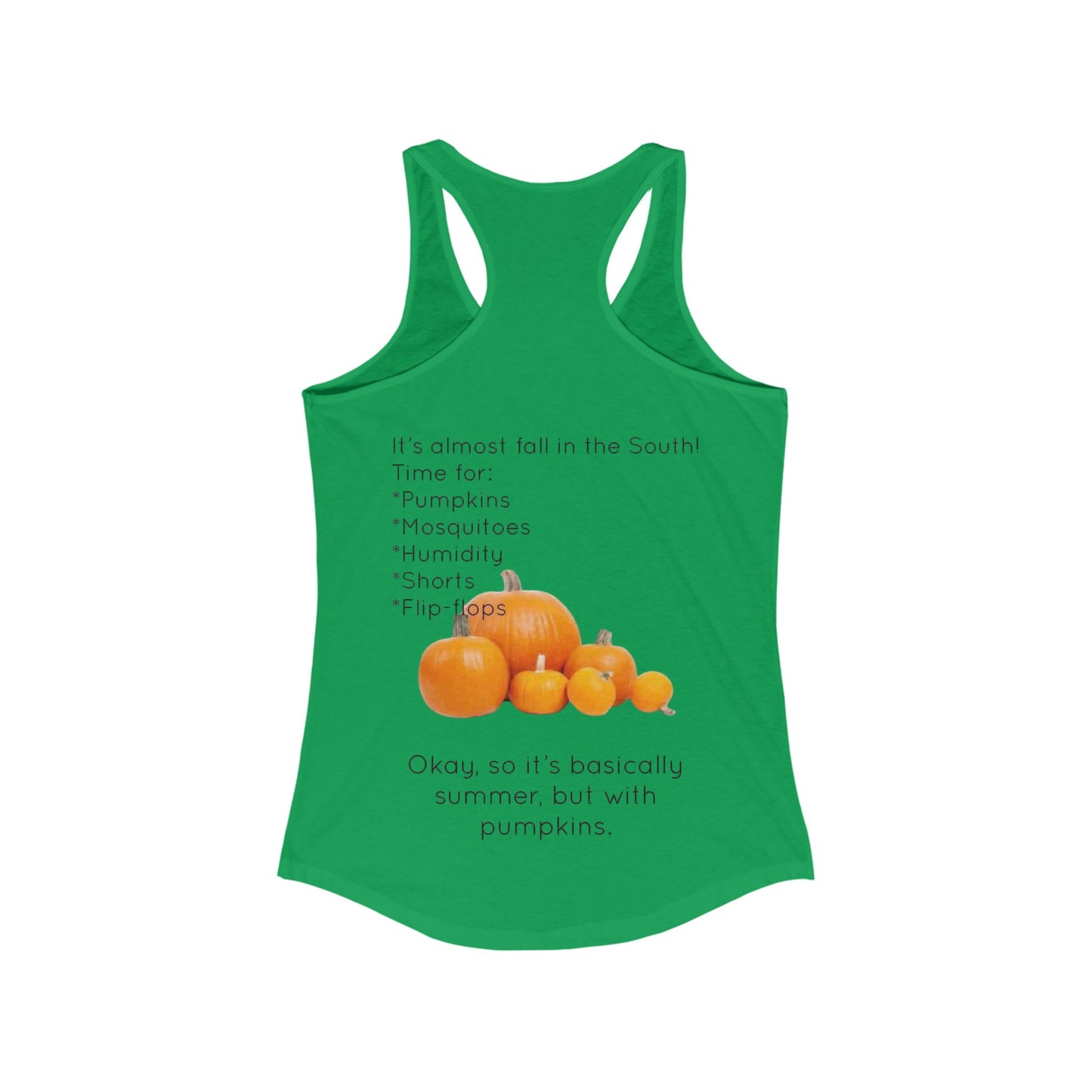 Fall In The South Women's Racerback Tank
