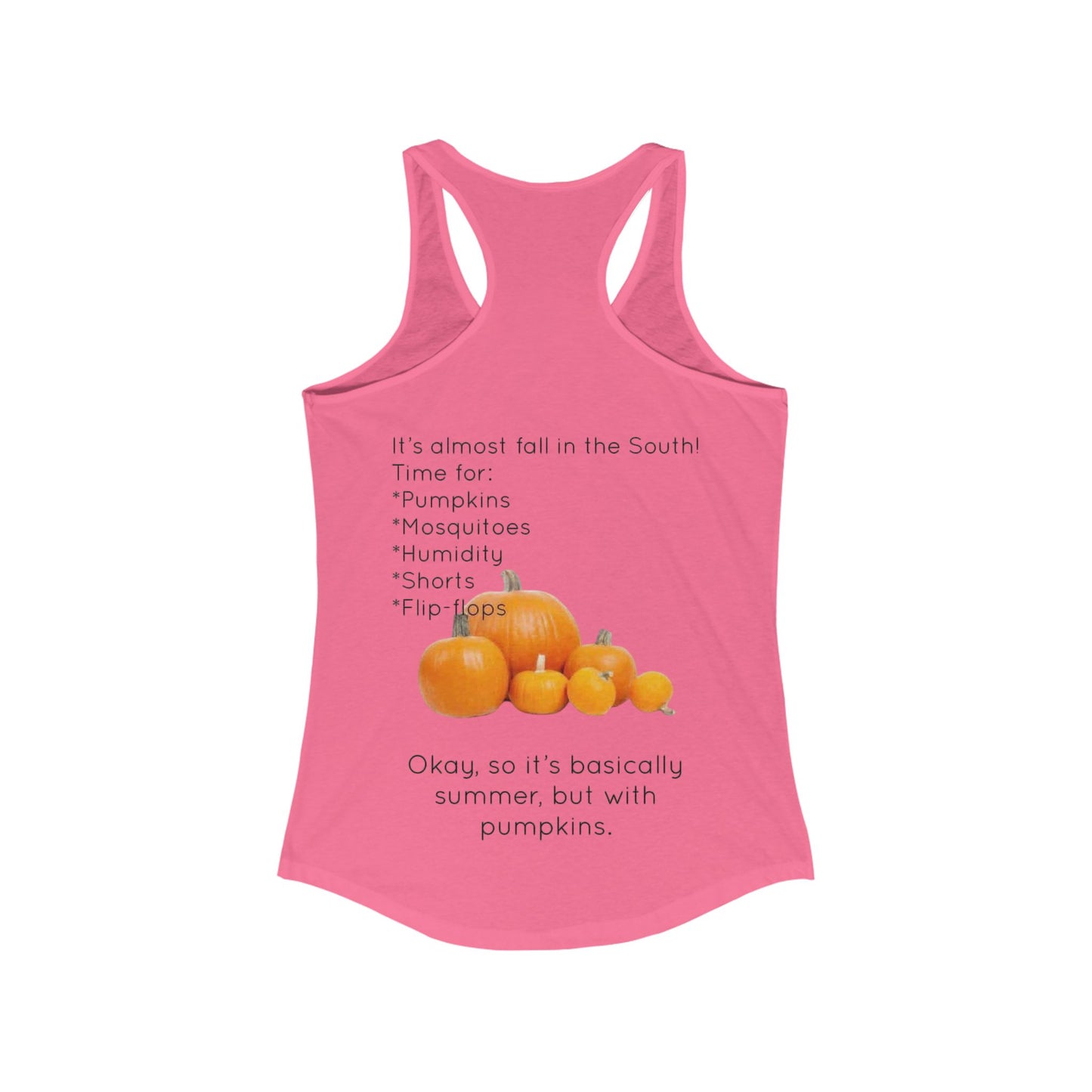 Fall In The South Women's Racerback Tank