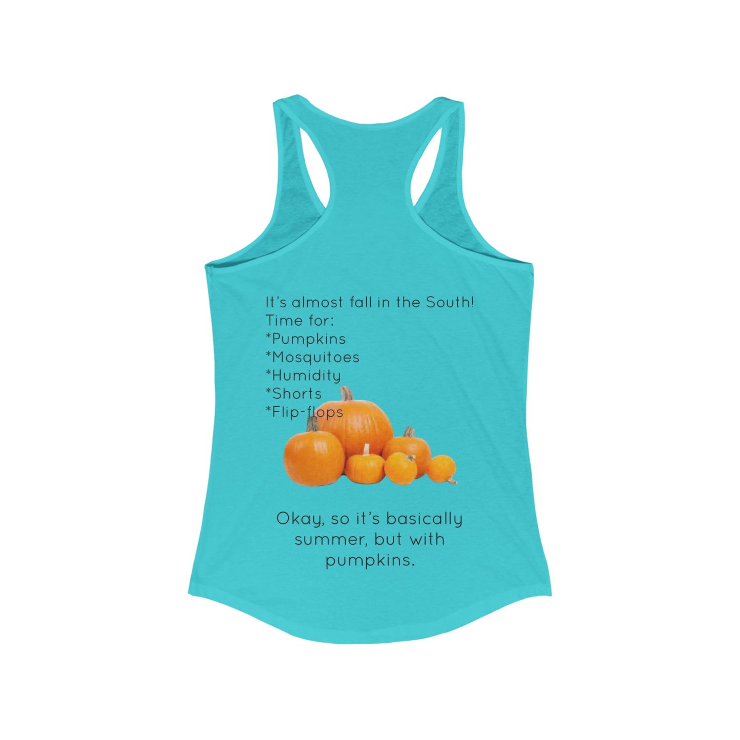 Fall In The South Women's Racerback Tank