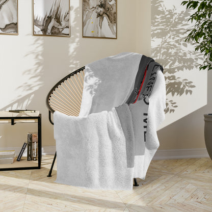 Caffeine Lets Me Velveteen Microfiber Blanket