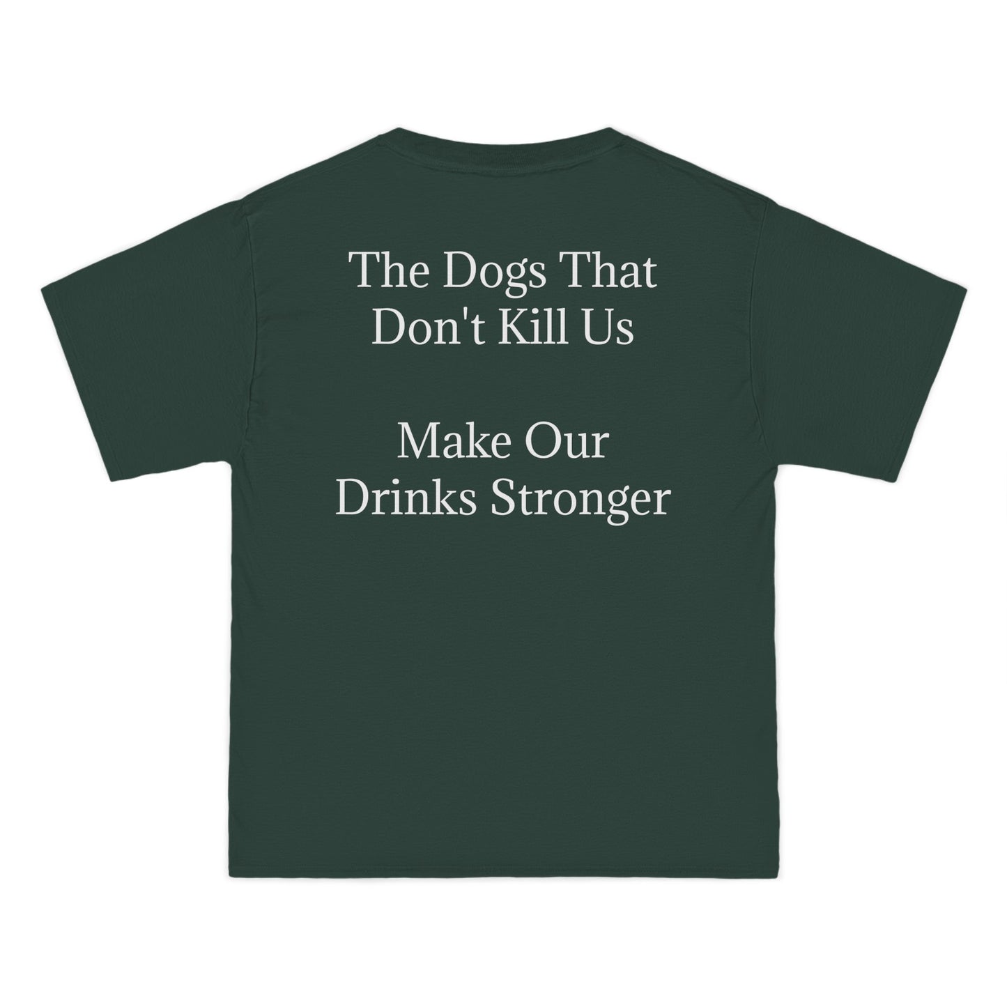 Drinks Stronger Men's Short-Sleeve Crewneck Tee