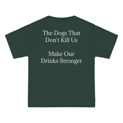 Drinks Stronger Men's Short-Sleeve Crewneck Tee