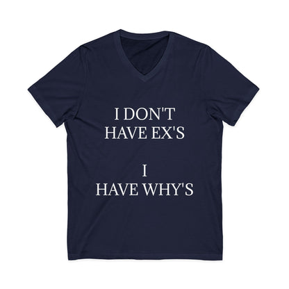 X's And Y's Unisex Short Sleeve V-Neck Tee