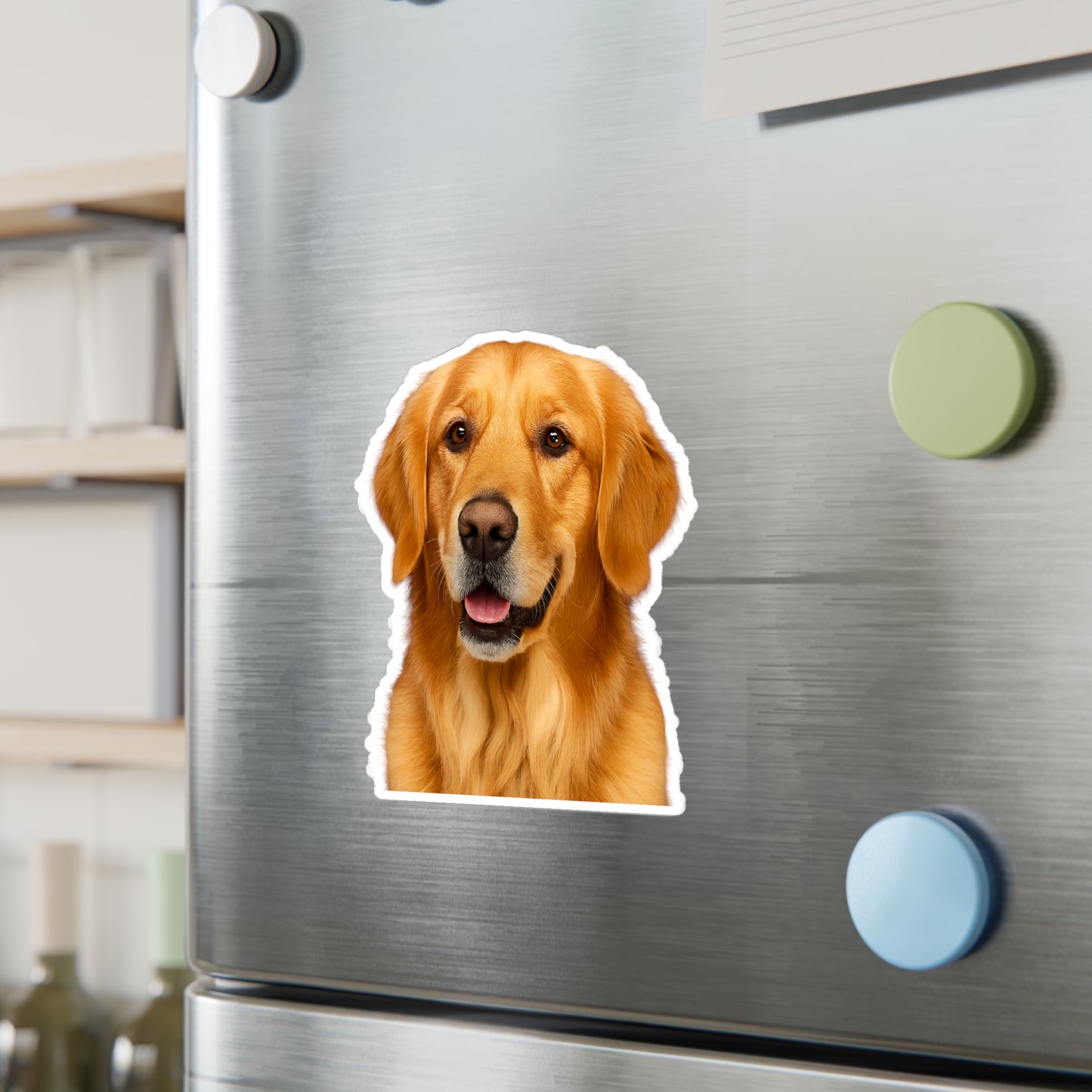 Golden Head Vinyl Decal