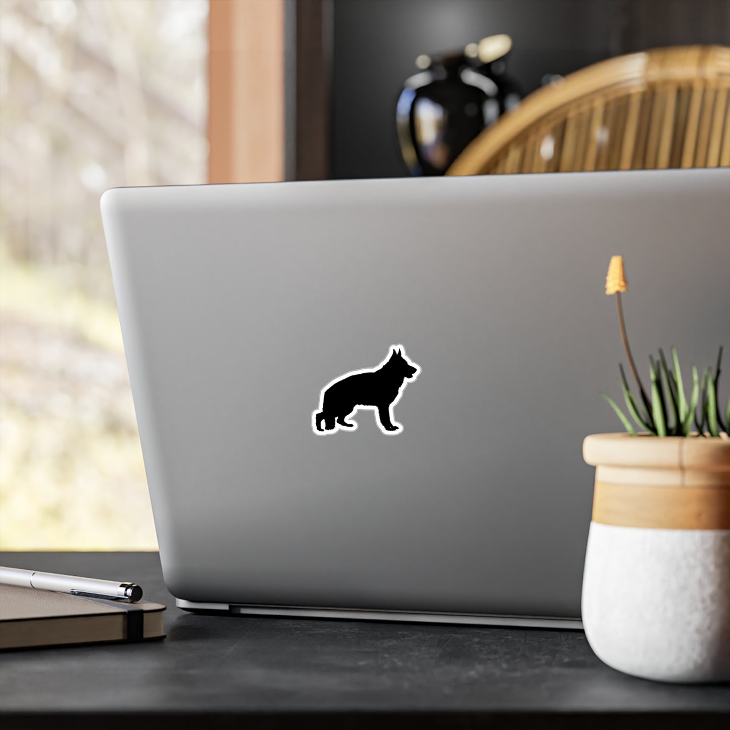 German Shepherd Silhouette Vinyl Decal