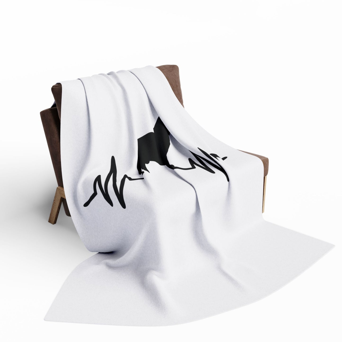 My Heart Beats For Newfies Arctic Fleece Blanket