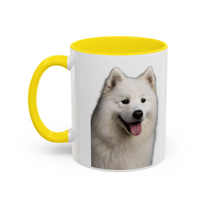 Samoyed Head 2-Tone Coffee Mug