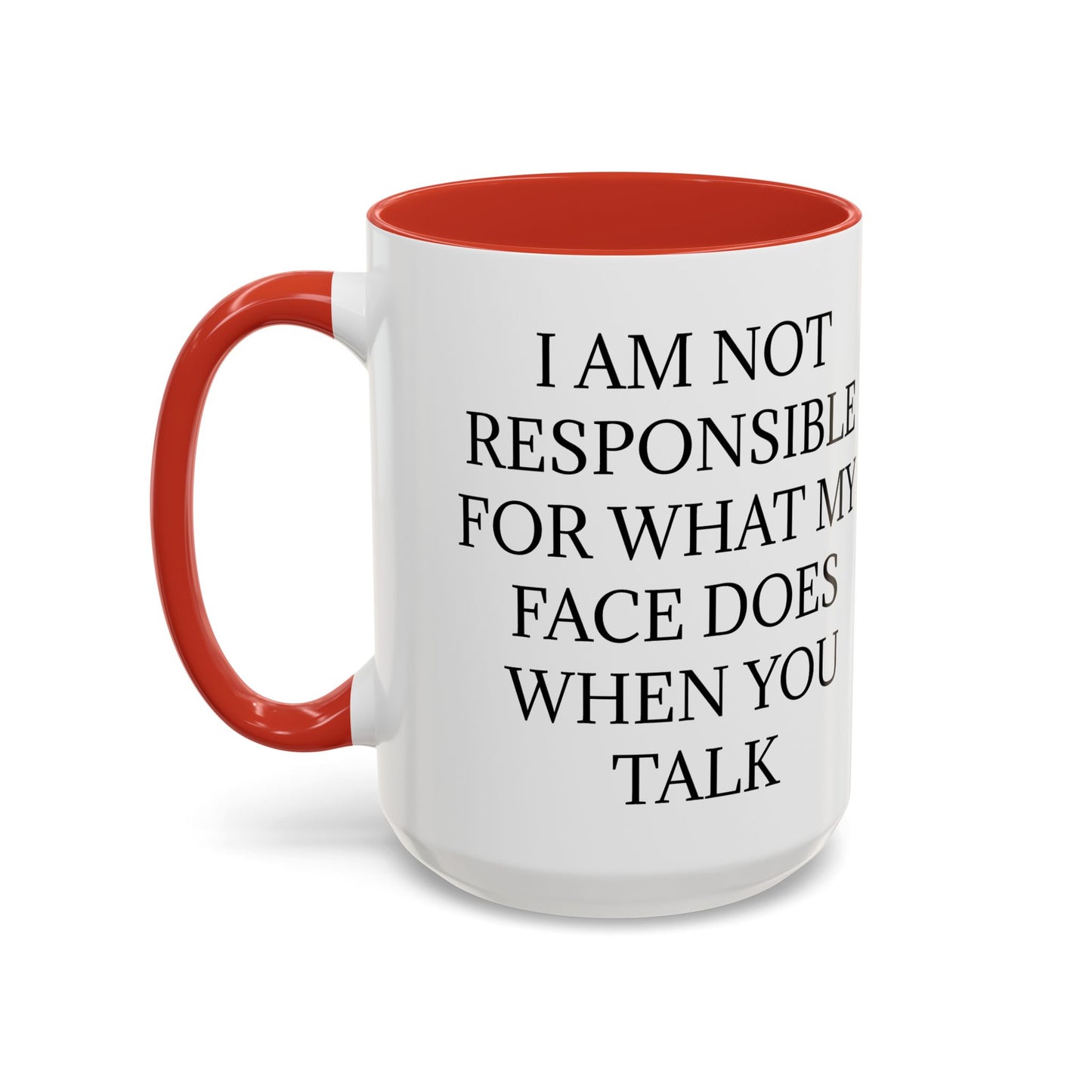 When You Talk 2-Tone Coffee Mug