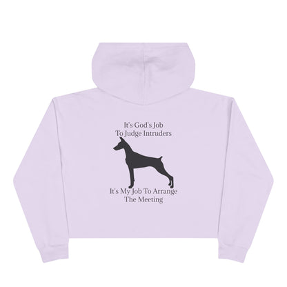 Arrange The Meeting Women's Crop Hoodie