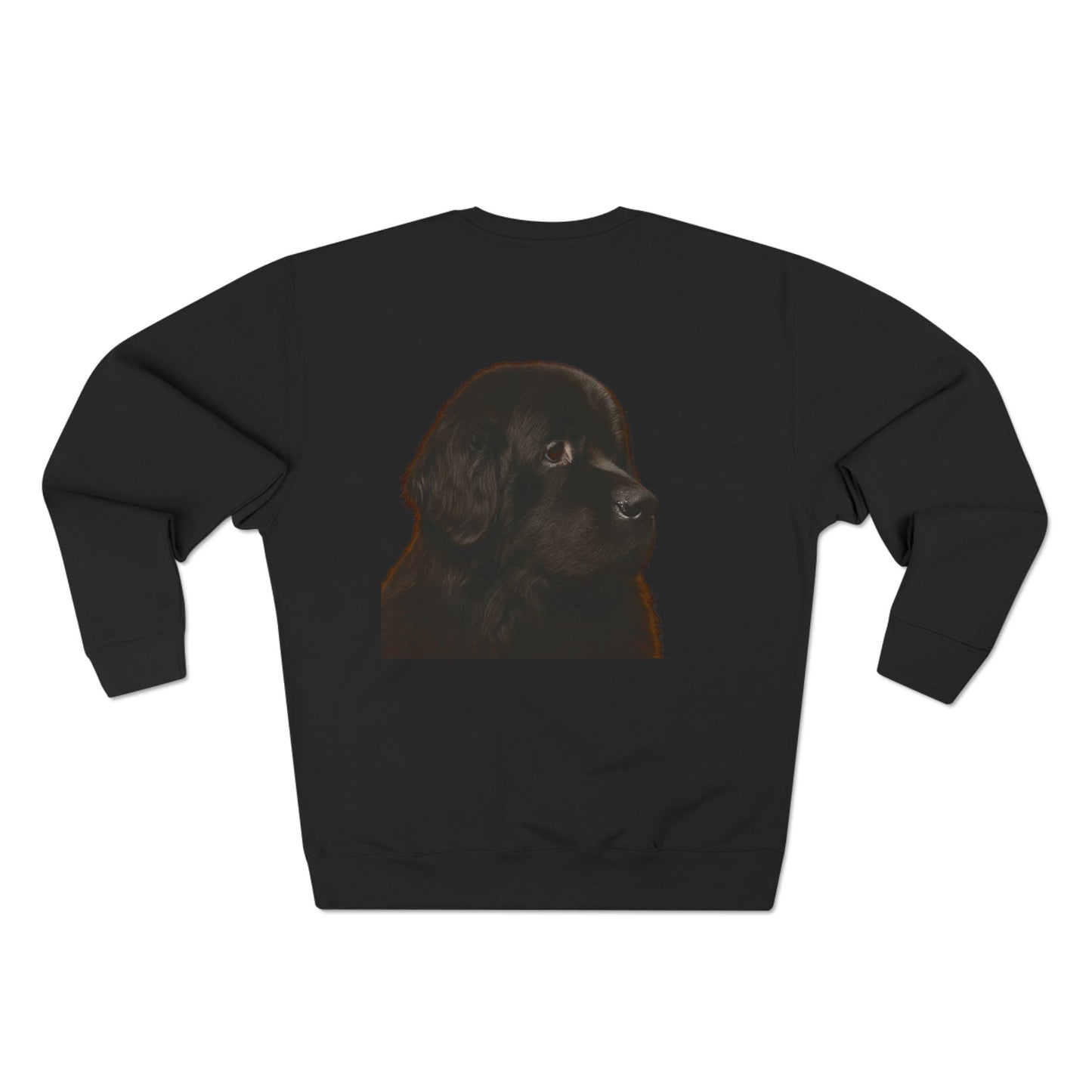 Newfie Head Unisex Crewneck Sweatshirt