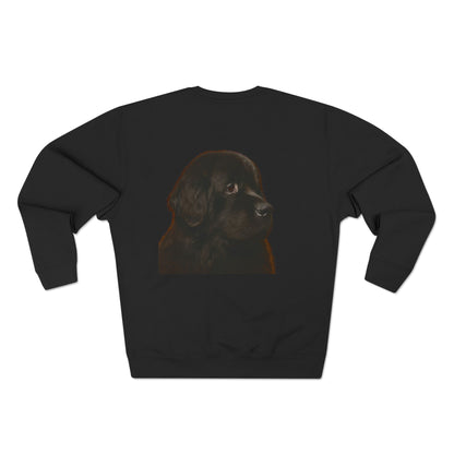 Newfie Head Unisex Crewneck Sweatshirt