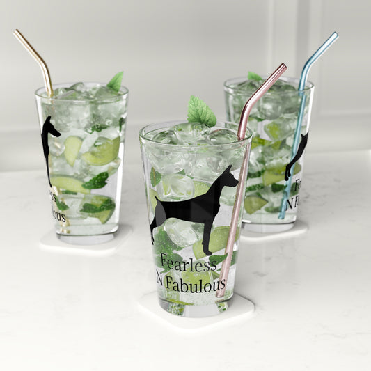 Fearless N Fabulous Drinking Glass