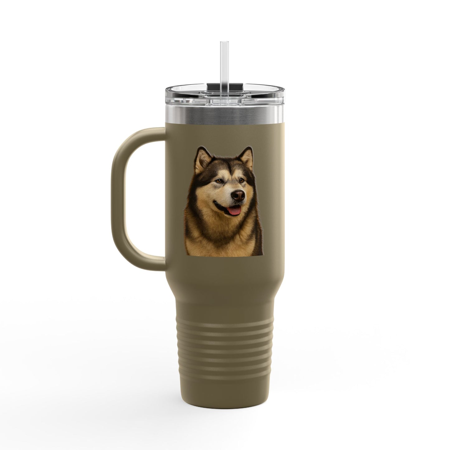 Malamute Head Insulated Travel Mug