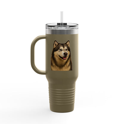 Malamute Head Insulated Travel Mug