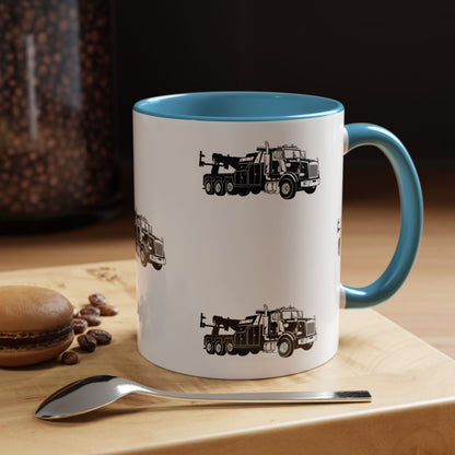 Heavy Tow Truck 2-Tone Coffee Mug