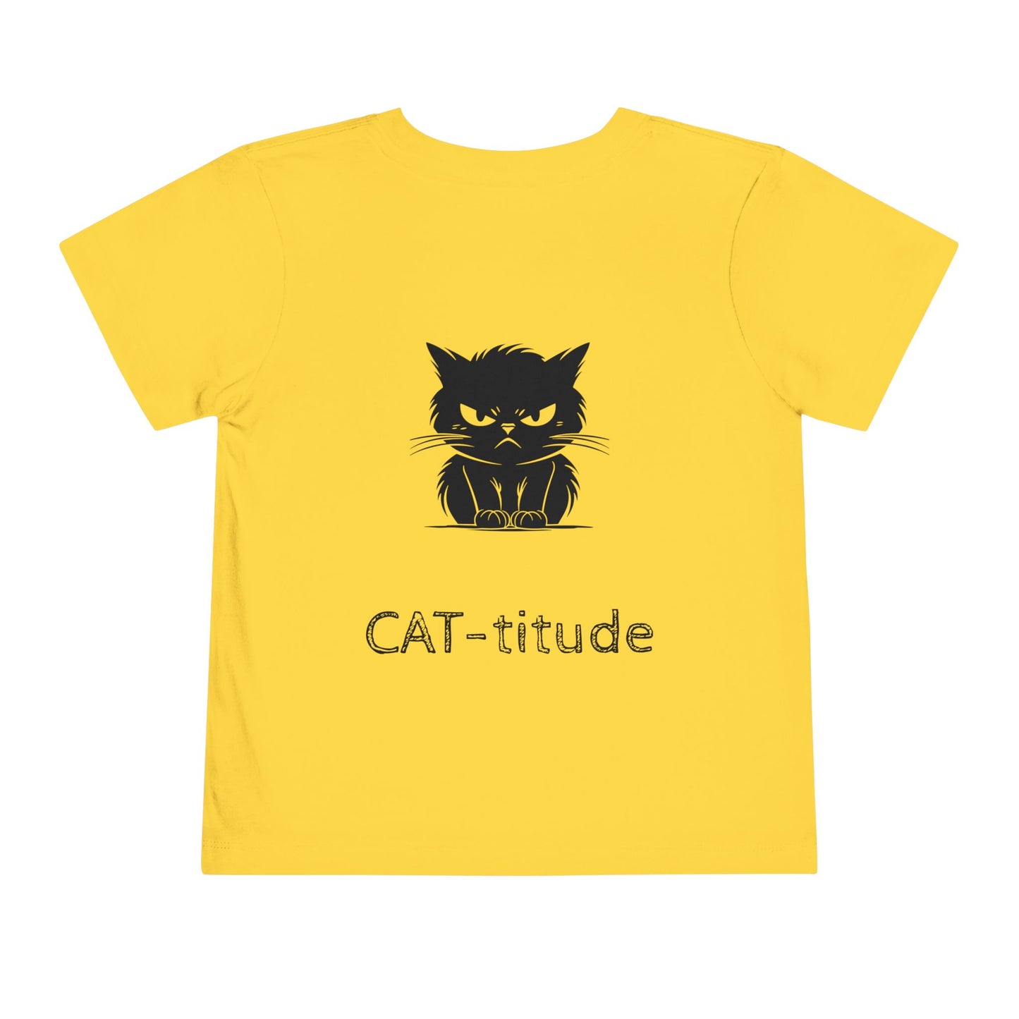 CAT-titude Toddler Unisex Short Sleeve Crewneck Tee