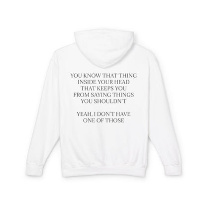 No Filter Unisex Lightweight Hoodie