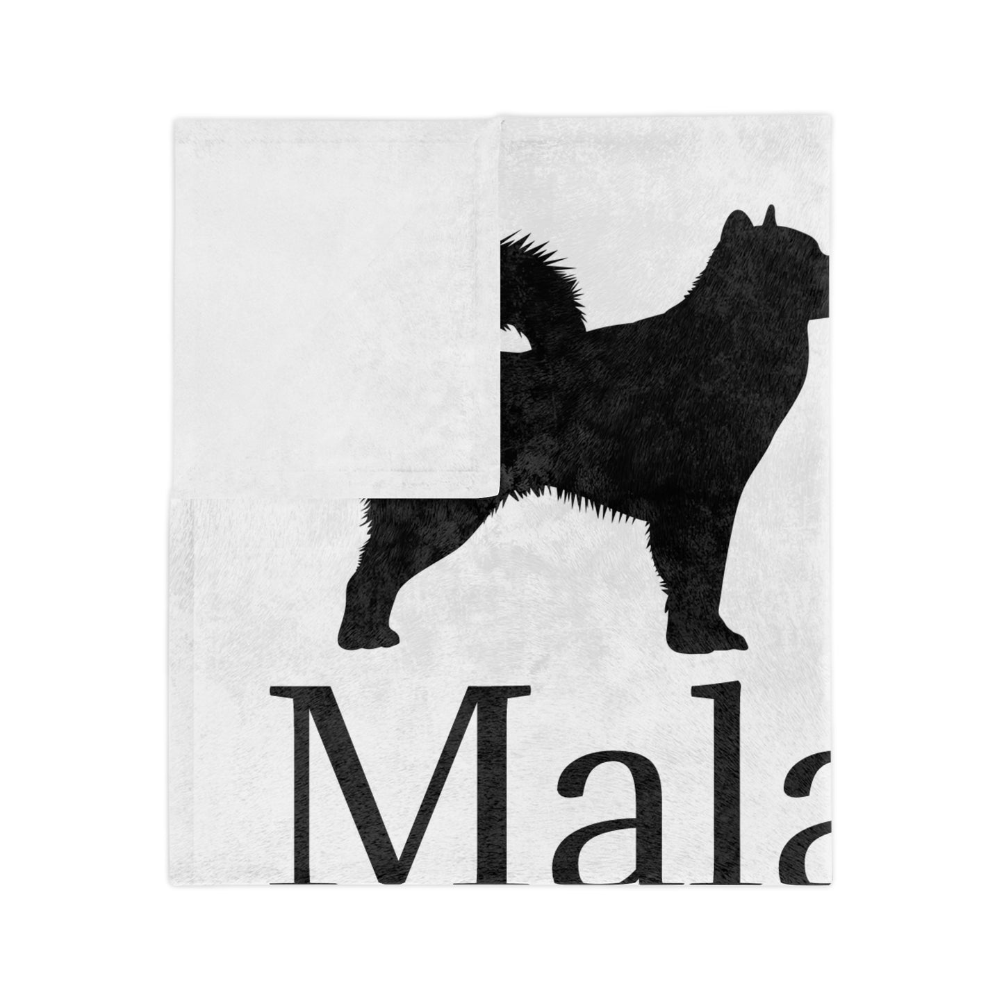 Malamute Mayhem Velveteen Microfiber Blanket