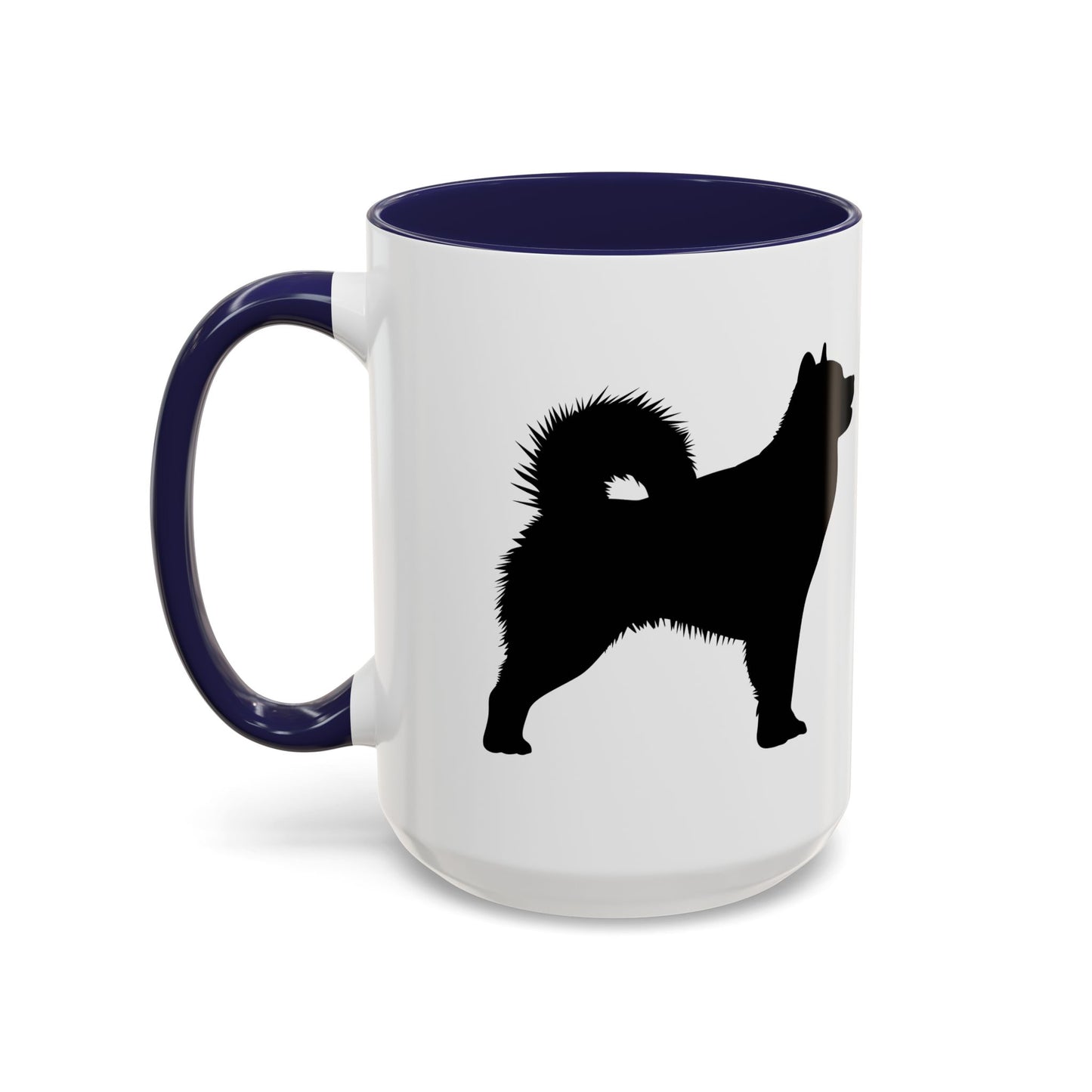 Malamute Silhouette 2-Tone Coffee Mug