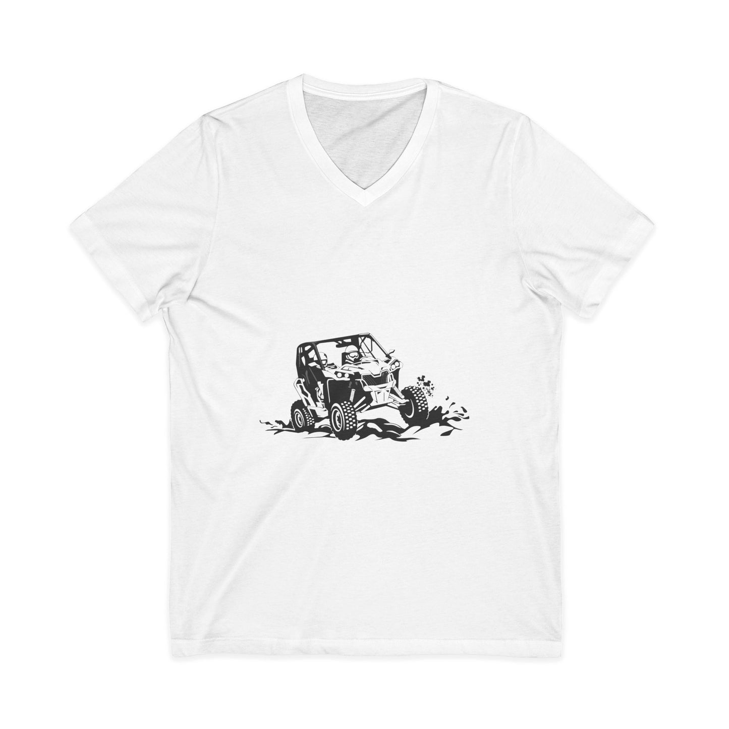 Slingin' Mud Side By Side Unisex Short Sleeve V-Neck Tee
