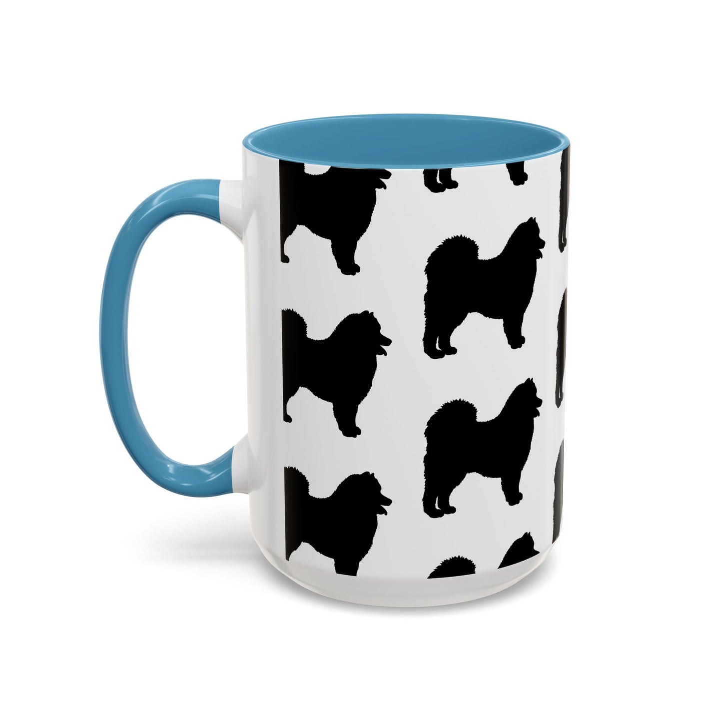 Samoyed Silhouette 2-Tone Coffee Mug