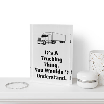 Trucking Thing Acrylic Photo Block
