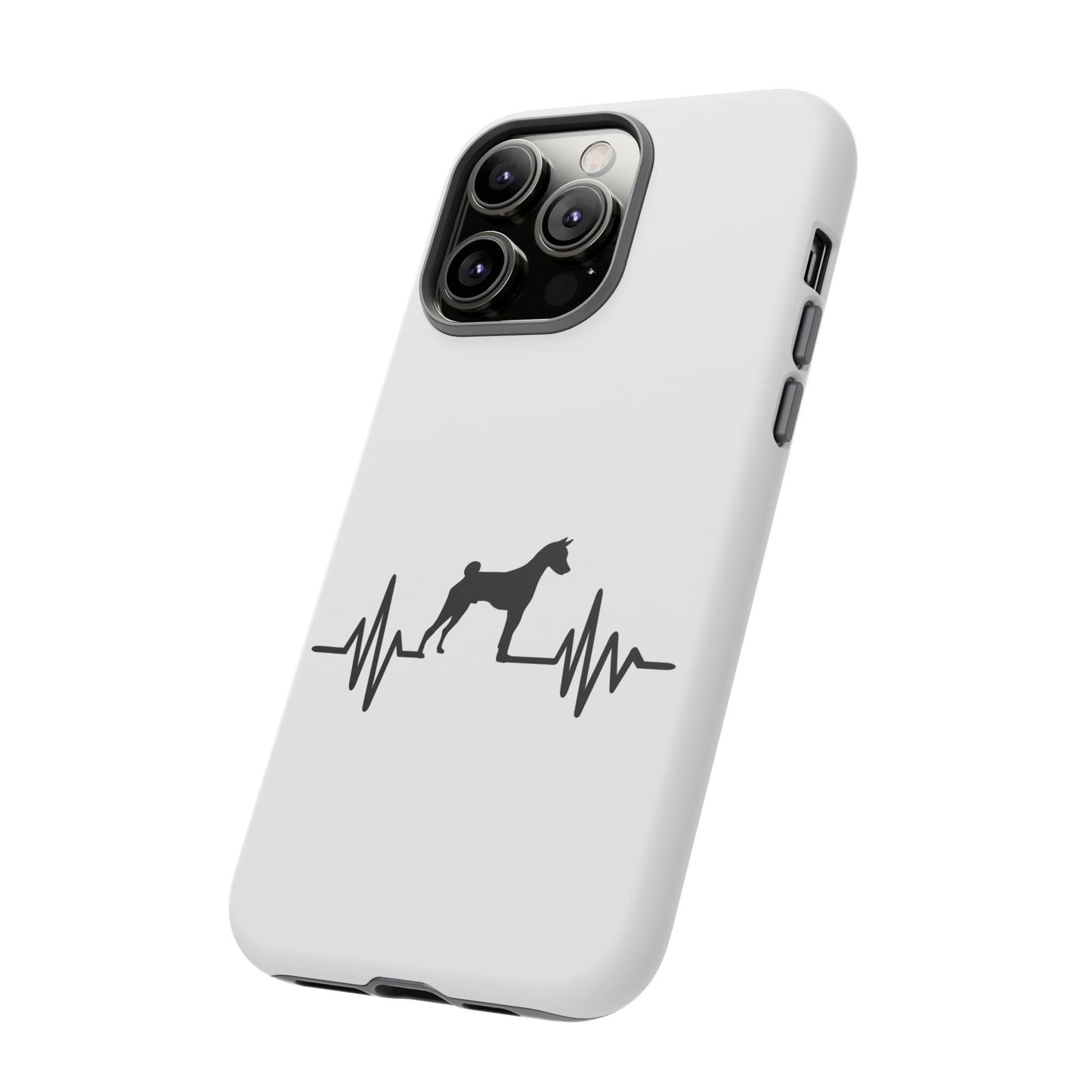 My Heart Beats For Basenjis iPhone Case