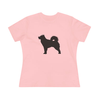 Malamute Silhouette Women's Short Sleeve Crewneck Tee