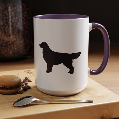 Golden Silhouette 2-Tone Coffee Mug