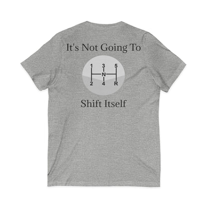Shift Itself Unisex Short Sleeve V-Neck Tee