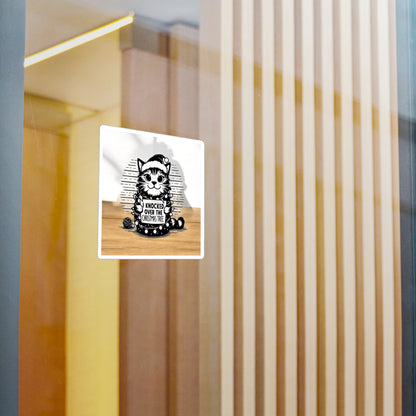 Naughty Cat Vinyl Decal