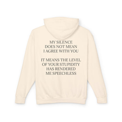 Speechless Unisex Lightweight Hoodie