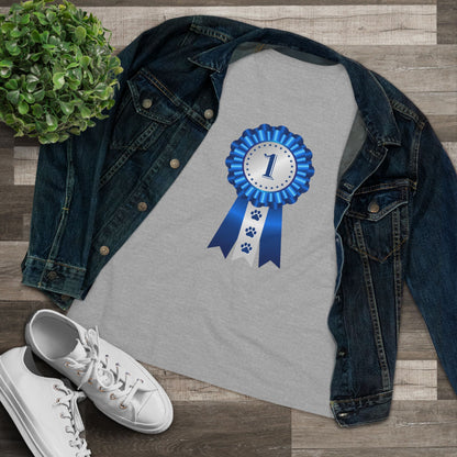 Show Ribbon Women's Short Sleeve Crewneck Tee