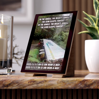 Semi Sleeps Ceramic Photo Tile