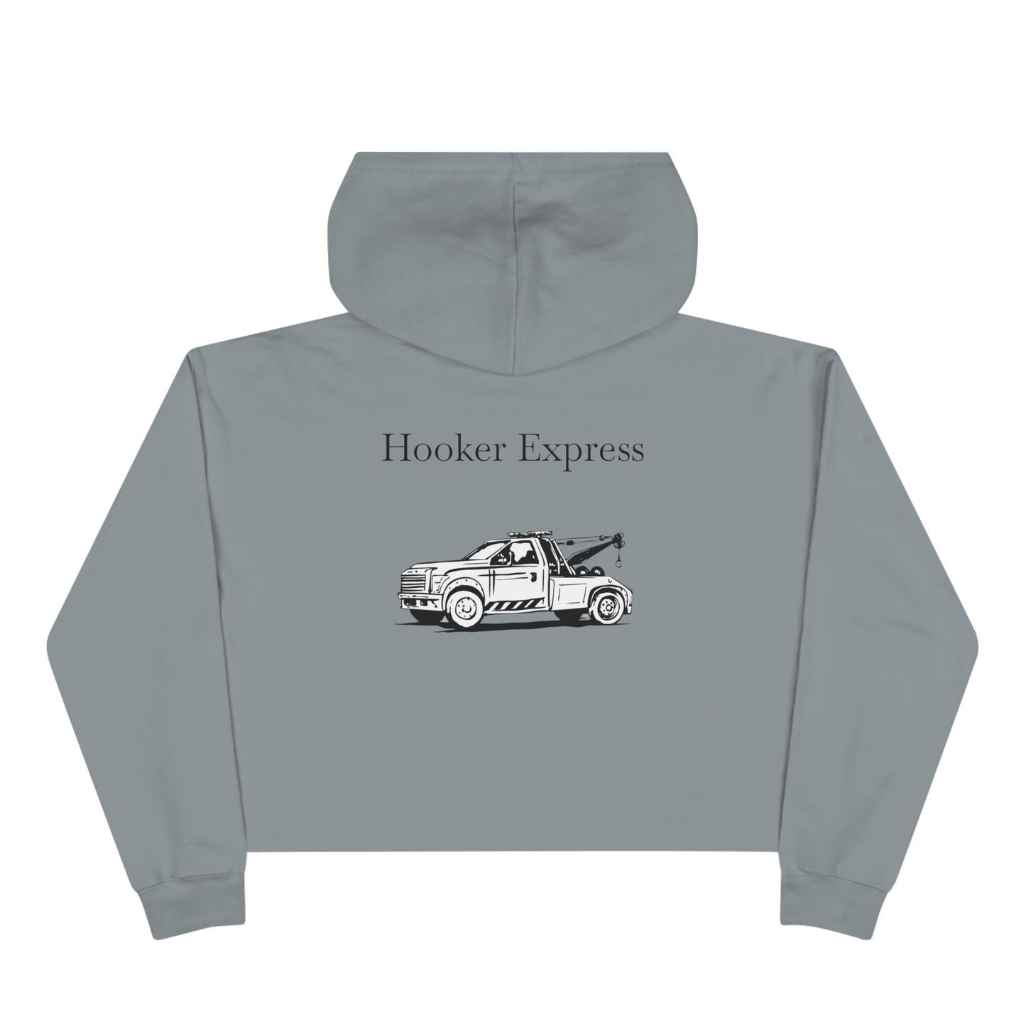 H**ker Express Wheel Lift Tow Truck Women's Crop Hoodie