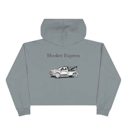 H**ker Express Wheel Lift Tow Truck Women's Crop Hoodie