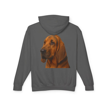 Bloodhound Head Unisex Lightweight Hoodie